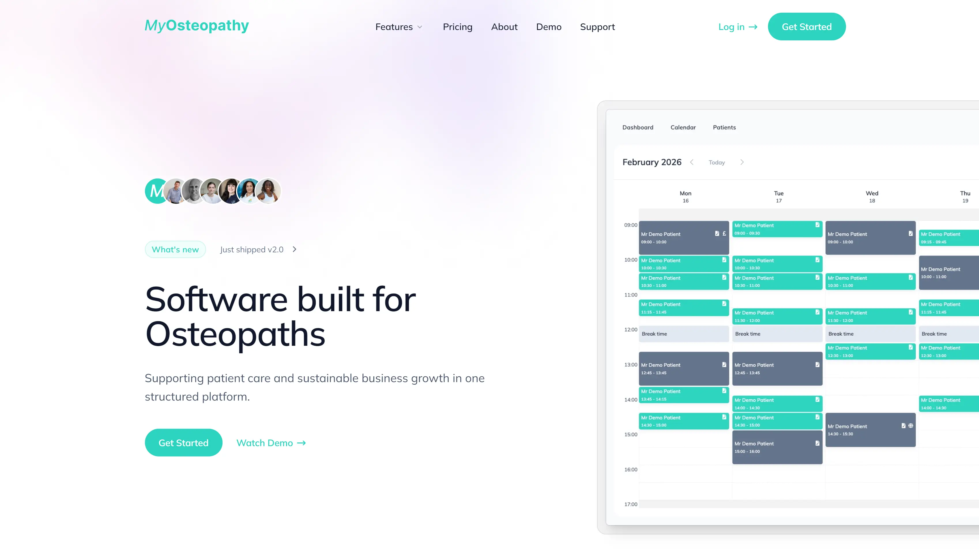 Osteopathy SaaS Platform