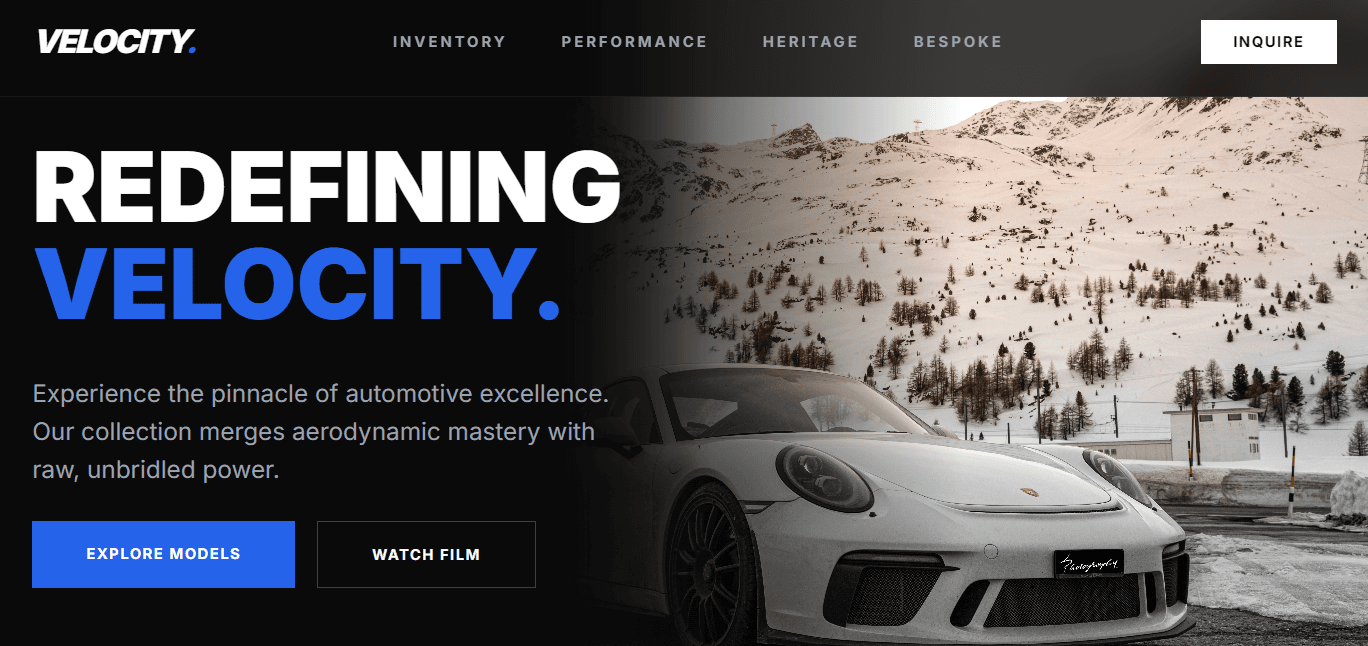 Garage Website