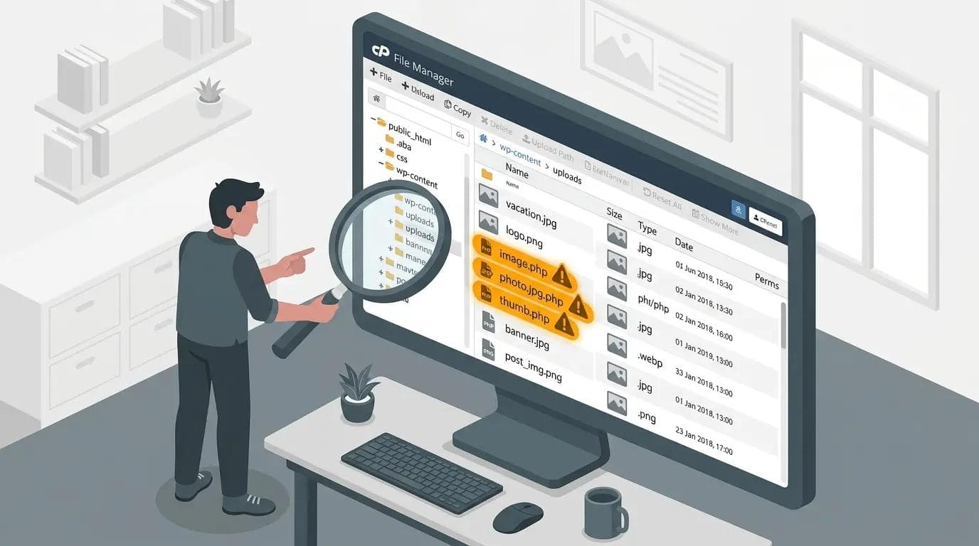 Suspicious PHP files in WordPress directory