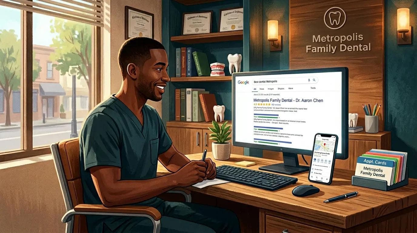 Seo optimized dental clinic website