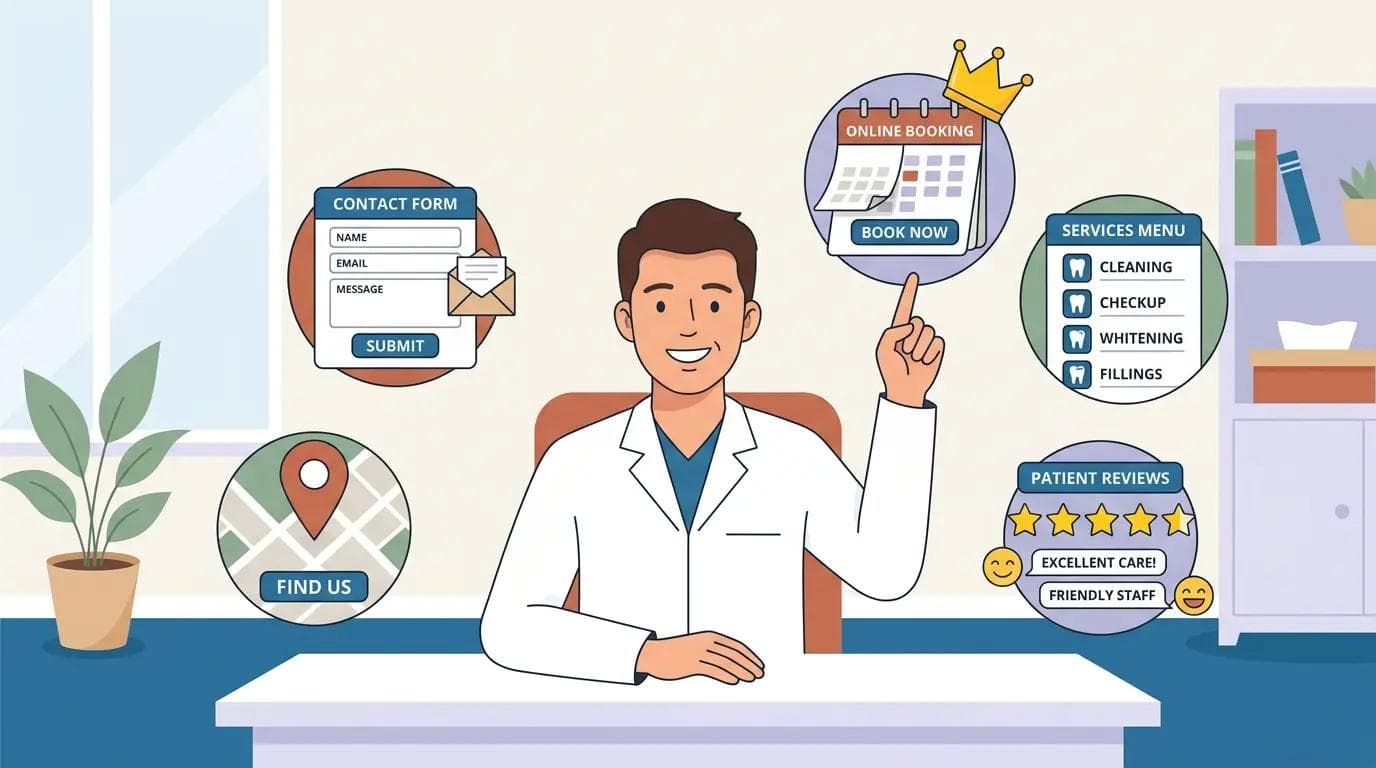 Dental Clinic with booking system