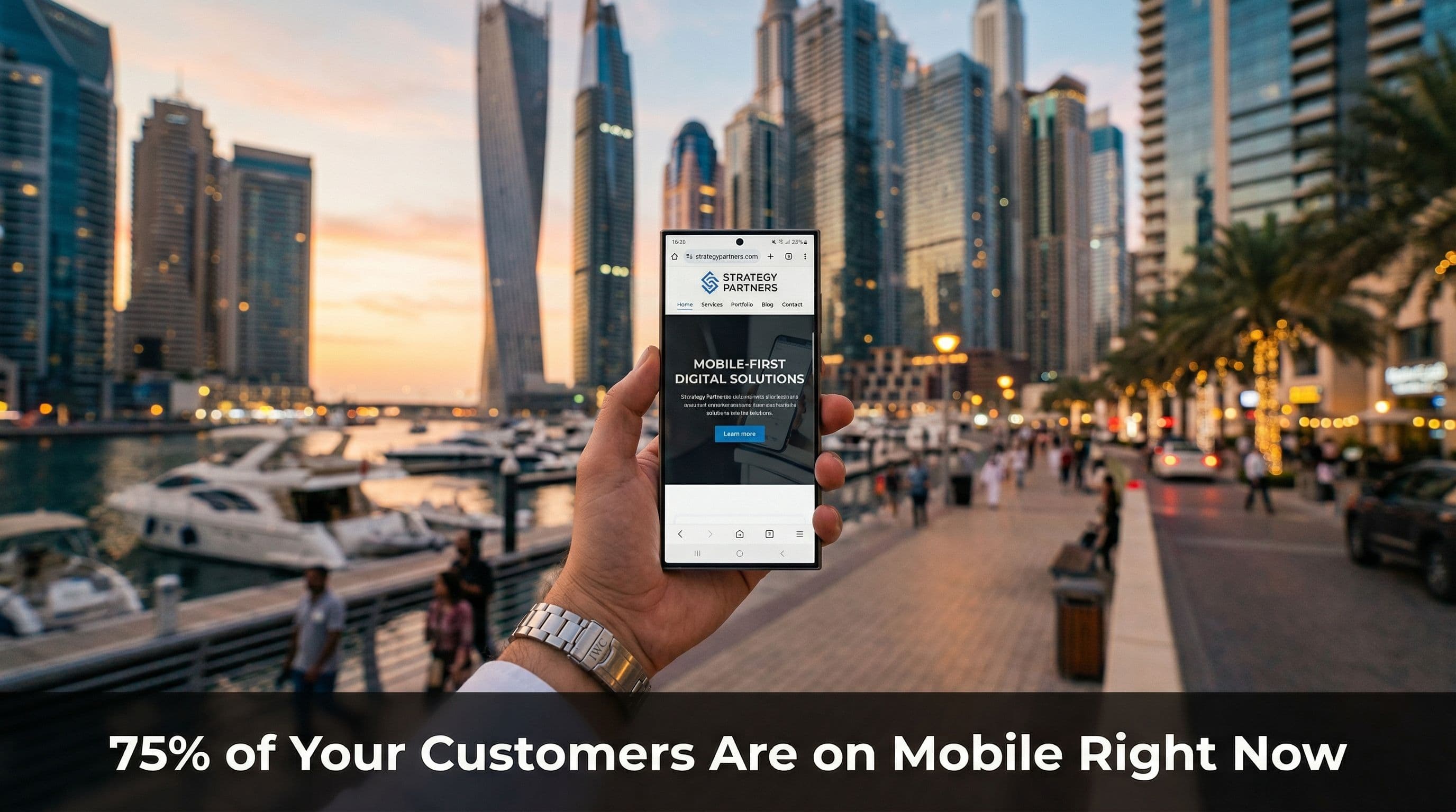 Mobile Website Design for Dubai, Qatar, and Saudi Arabia