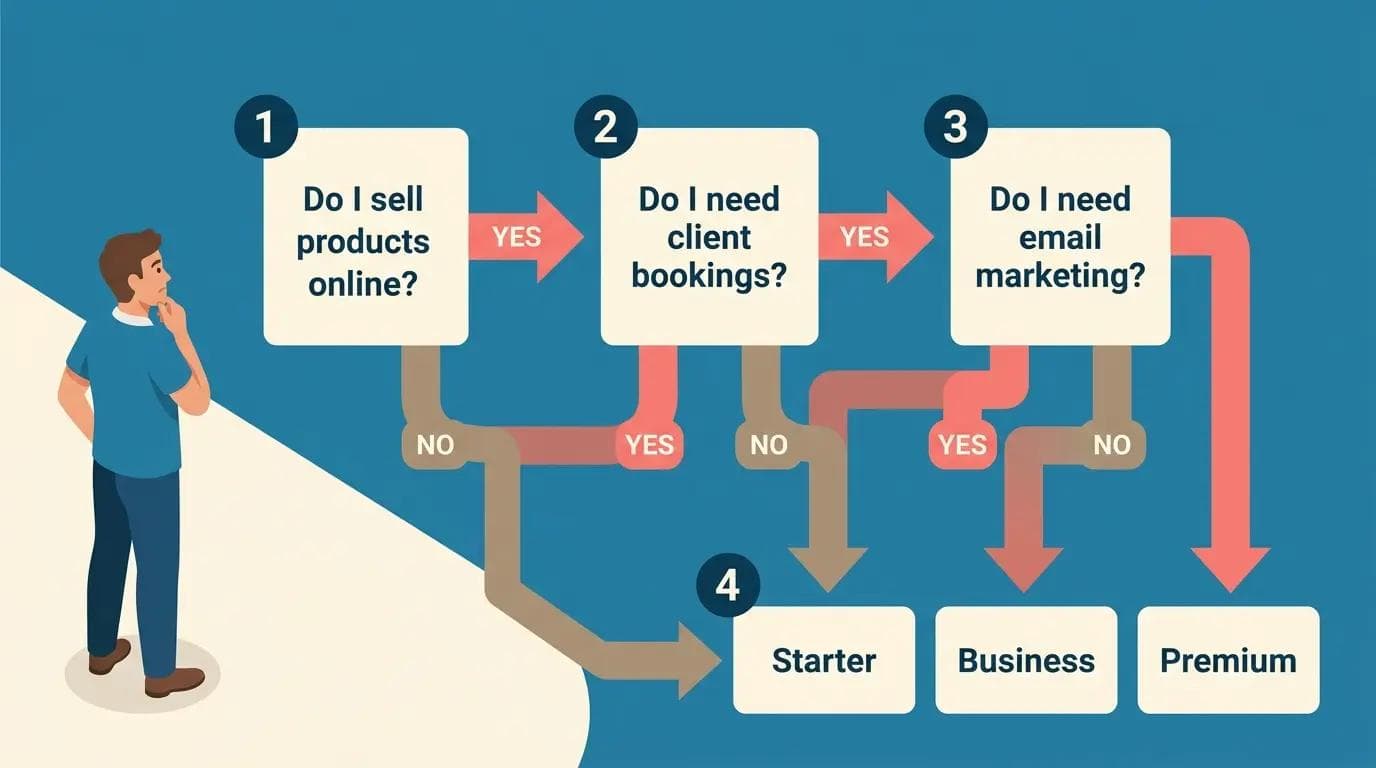 Business website options