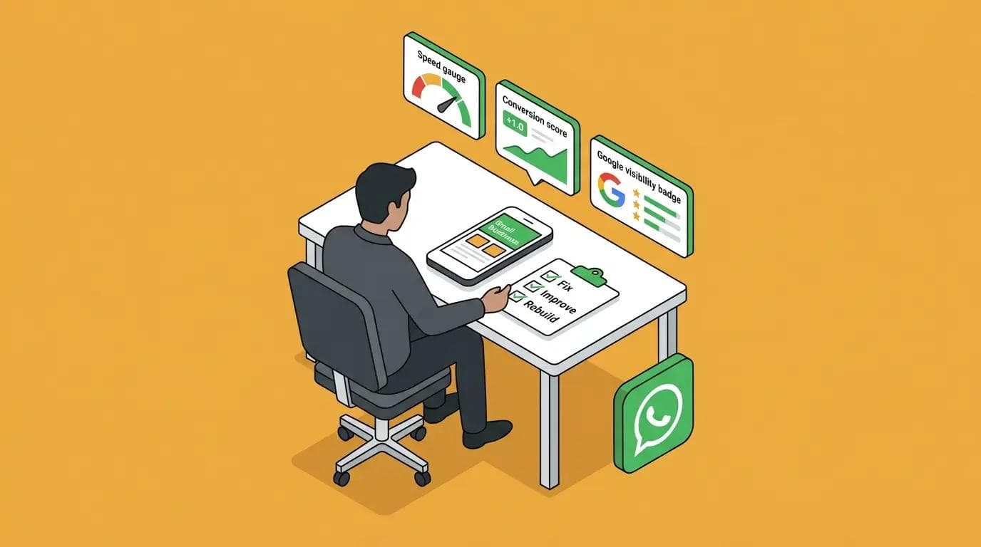 Complete professional website