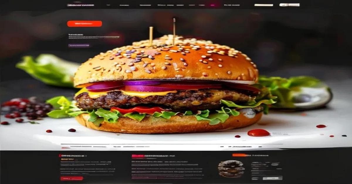 Website Design for Burger Restaurants with Online Coupons