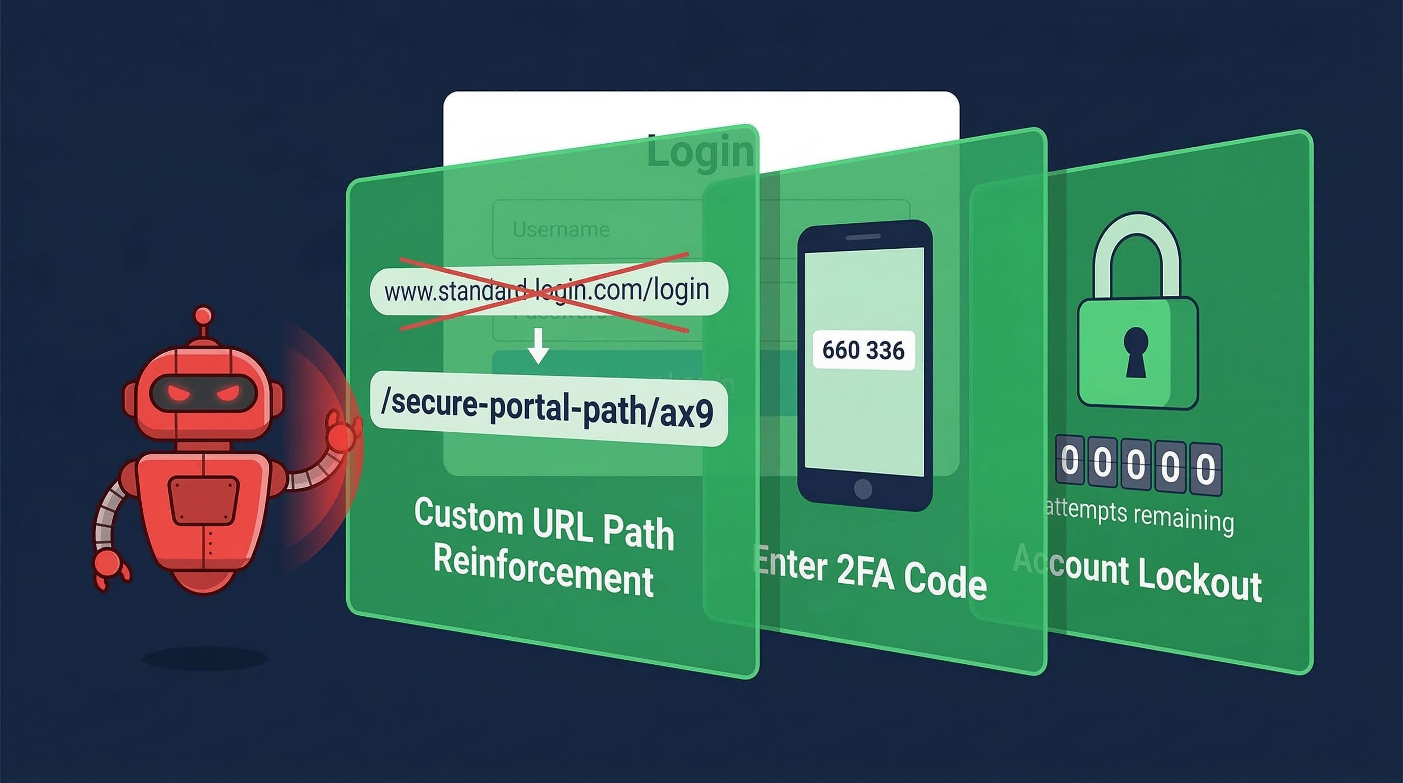 WordPress login hardening for small business sites